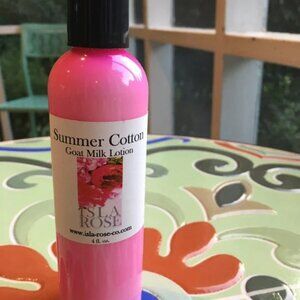 GOAT MILK LOTION SUMMER COTTON (4oz)